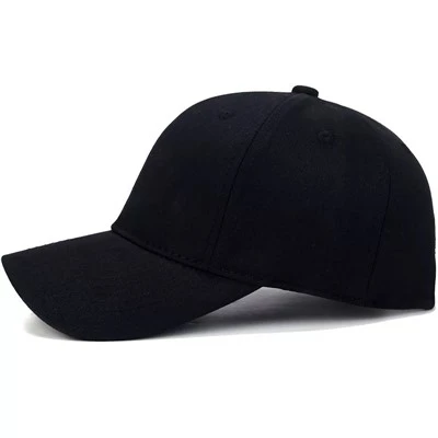 Plain Black Baseball Cap