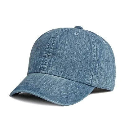 Plain Denim Baseball Cap